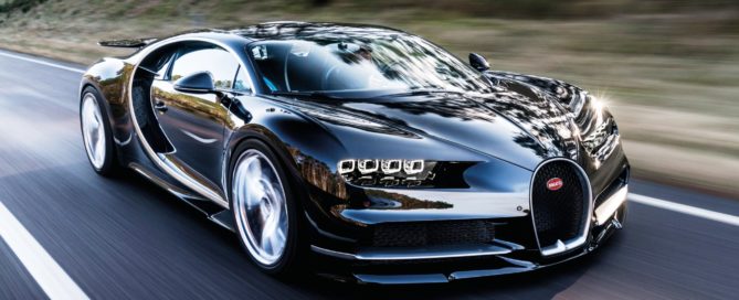 The Chiron is much more menacing than the Veyron