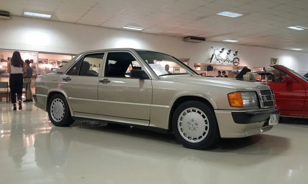 The famous 190E 2,3 16 a car that laid the foundation for Mercedes' success in the DTM.