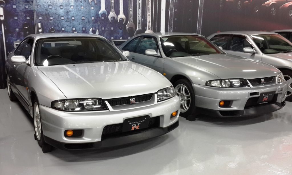 There is a GTR from each generation in the collection