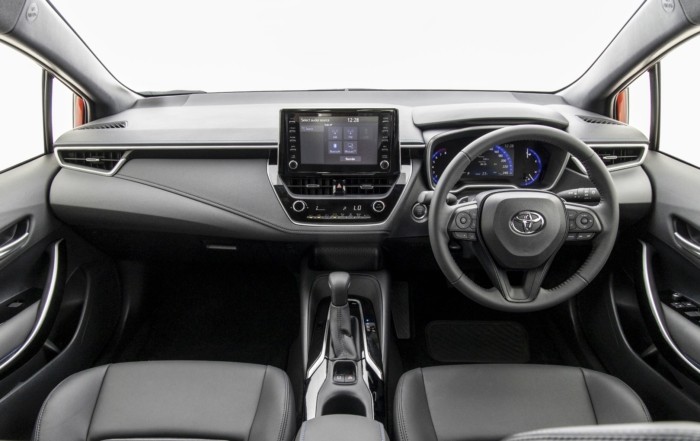 New Toyota Corolla dashboard