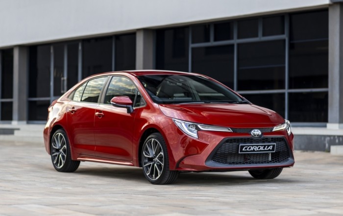New Toyota Corolla driven