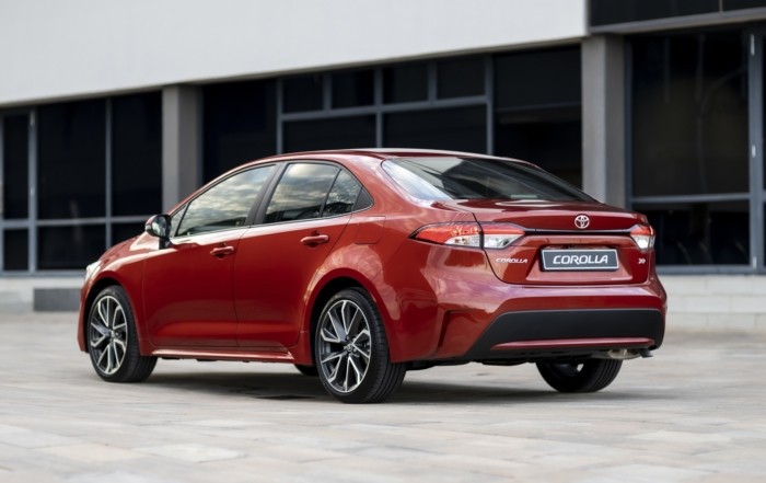 New Toyota Corolla driven
