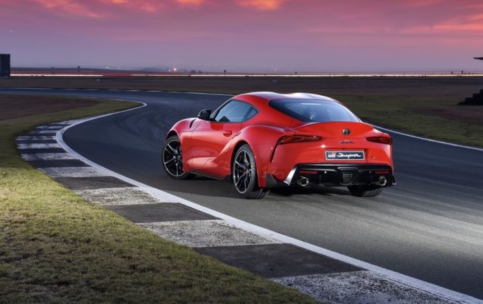 Toyota GR Supra driven rear