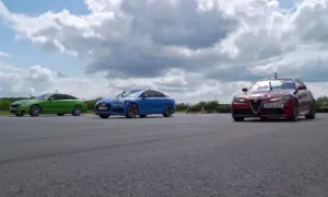 Turbocharged Six-Cylinder Drag Race [video]