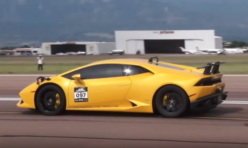 Twin-turbocharged Lamborghini Huracan