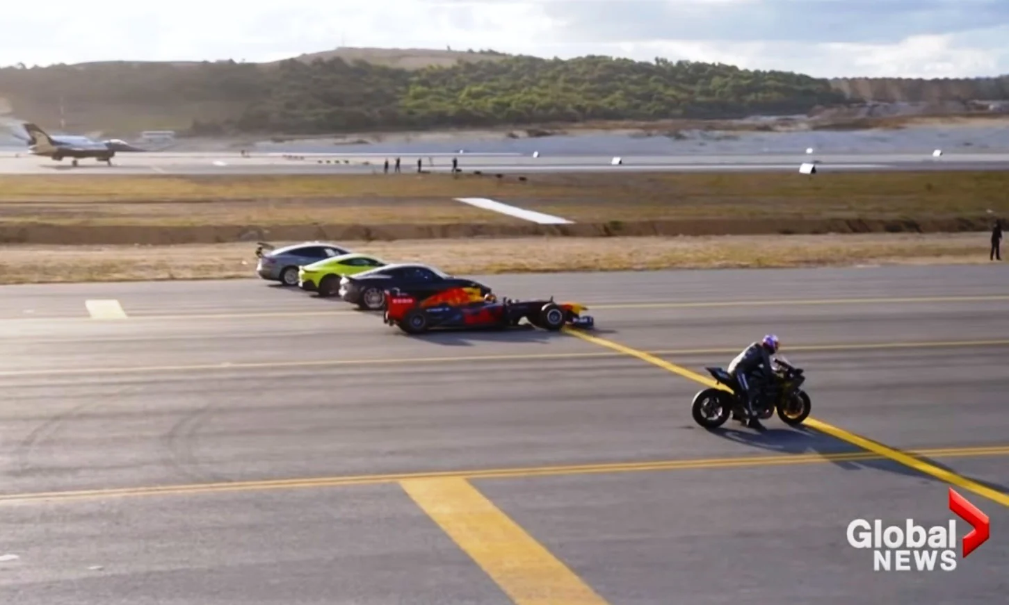 Unlikely drag race