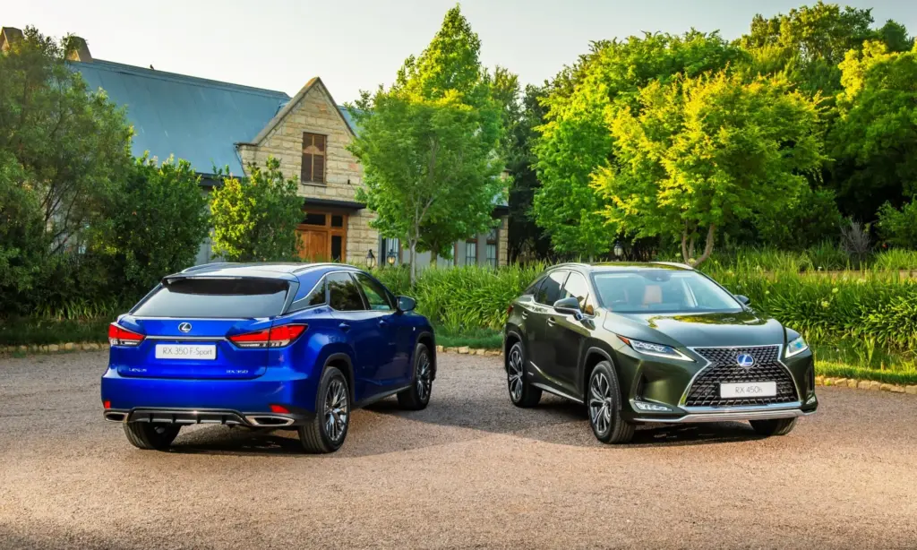 Updated Lexus RX range