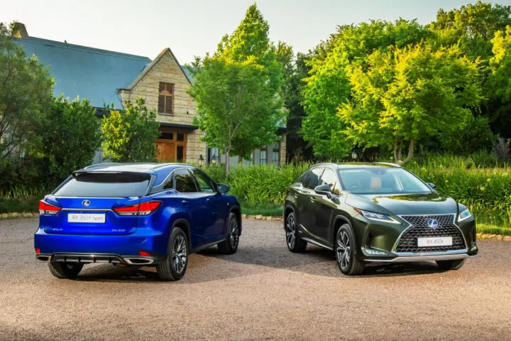 Updated Lexus RX range