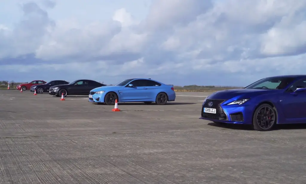 V8 Drag Race [video]