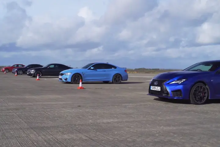 V8 Drag Race [video]