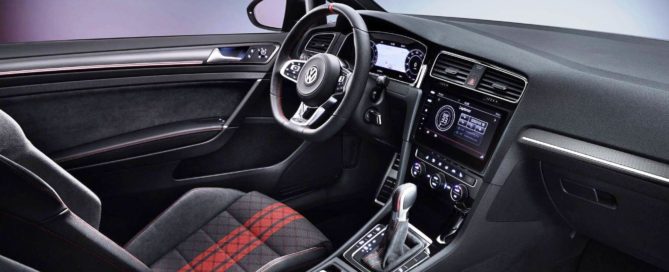 VW Golf GTI TCR interior