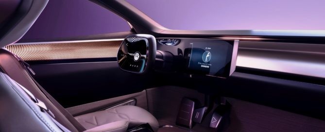 VW ID Roomzz Concept rear interior