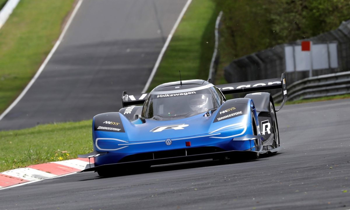 VW ID.R Nurburgring record lap time set earlier today