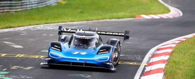 VW ID.R Nurburgring Record front