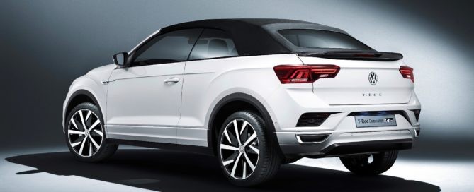 VW T-Roc Cabriolet roof closed
