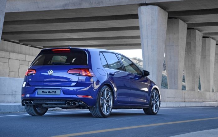 VW Golf R rear