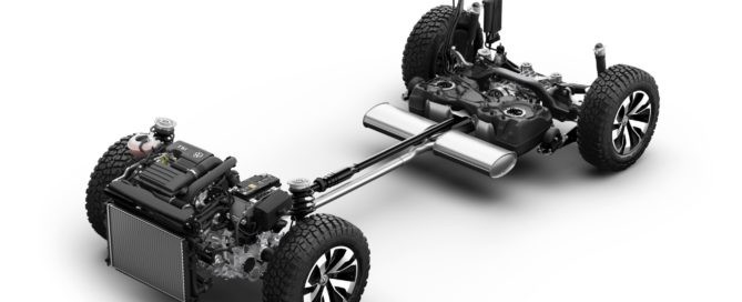 Volkswagen Tarok Concept powertrain