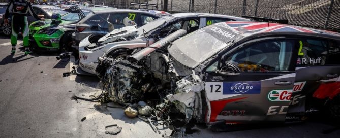 WTCR Race of Portugal accident