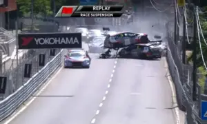 Dramatic First Lap WTCR Crash [video]