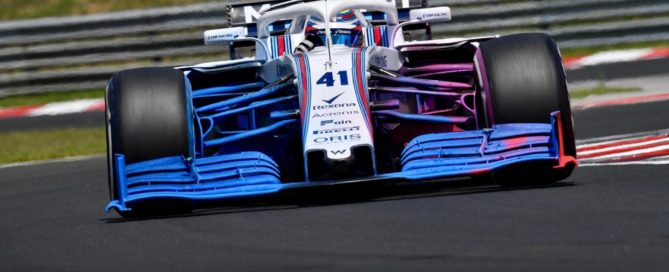 Williams in 2019 testing