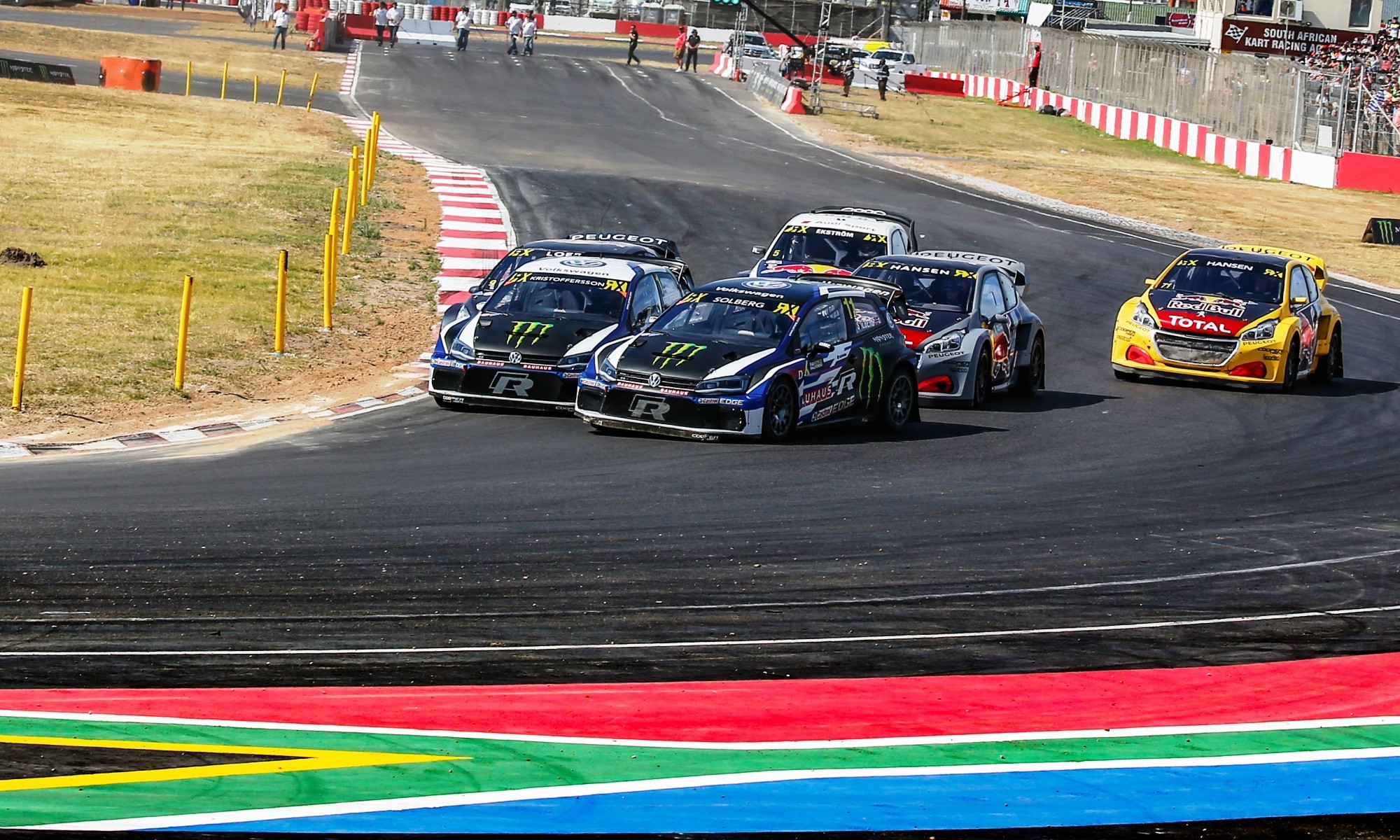 The final round of FIA World rallycross took place in SA